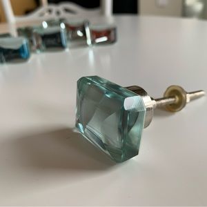 Lot of 10 glass “Century” knobs from Anthropologie.